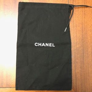 Authentic Chanel shoe dust bag!